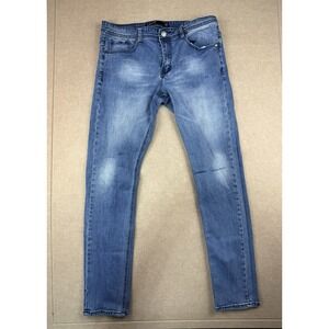 Cotton On Jeans Women's Size 34 Blue Skinny‎ Straight High Rise Light Wash